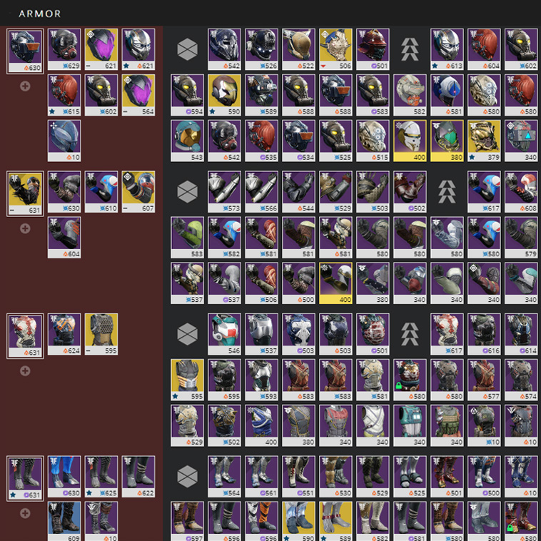 destiny inventory manager firefox